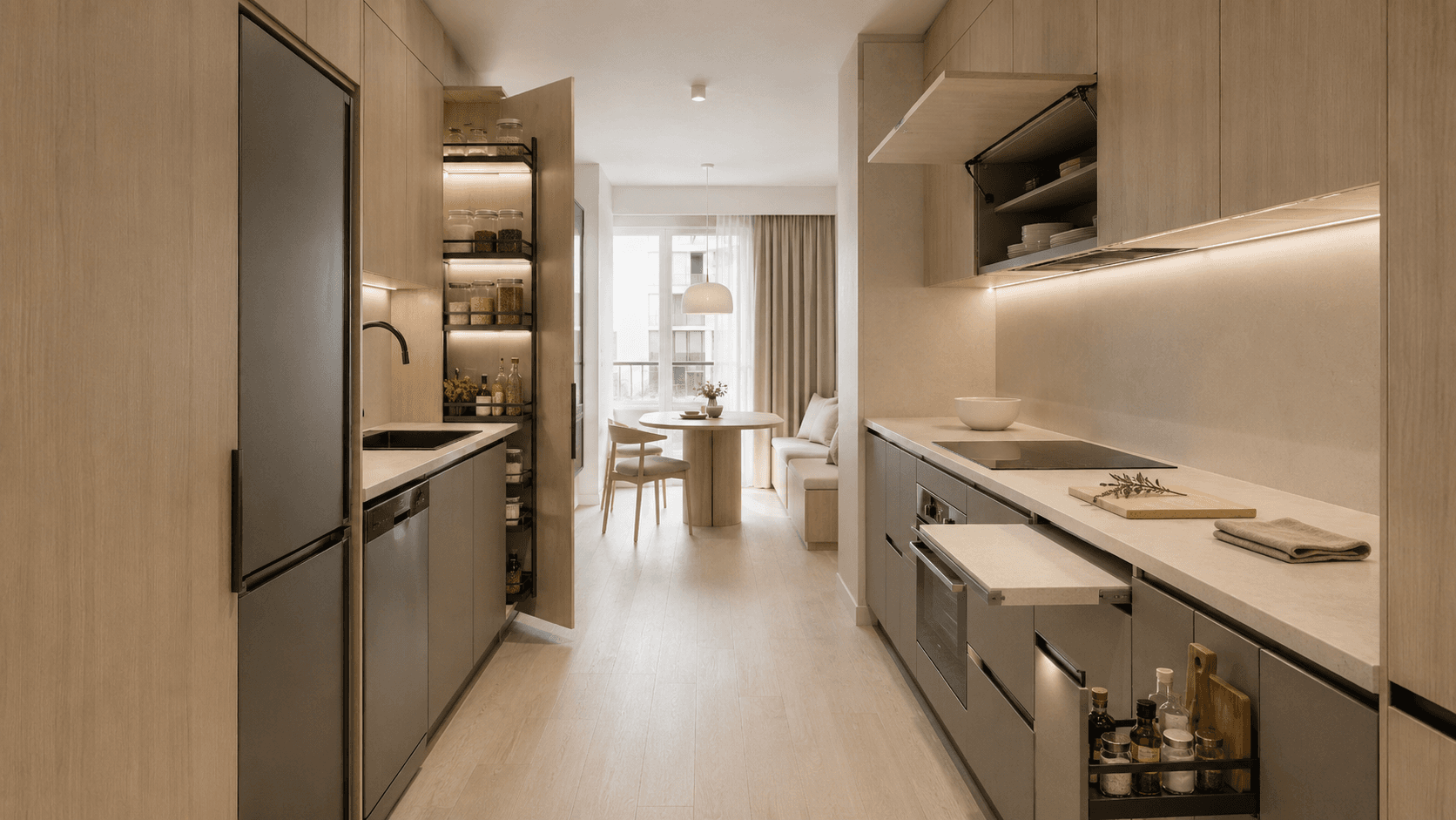 مطابخ مدمجة وفعالة للشقق — Gallery 2