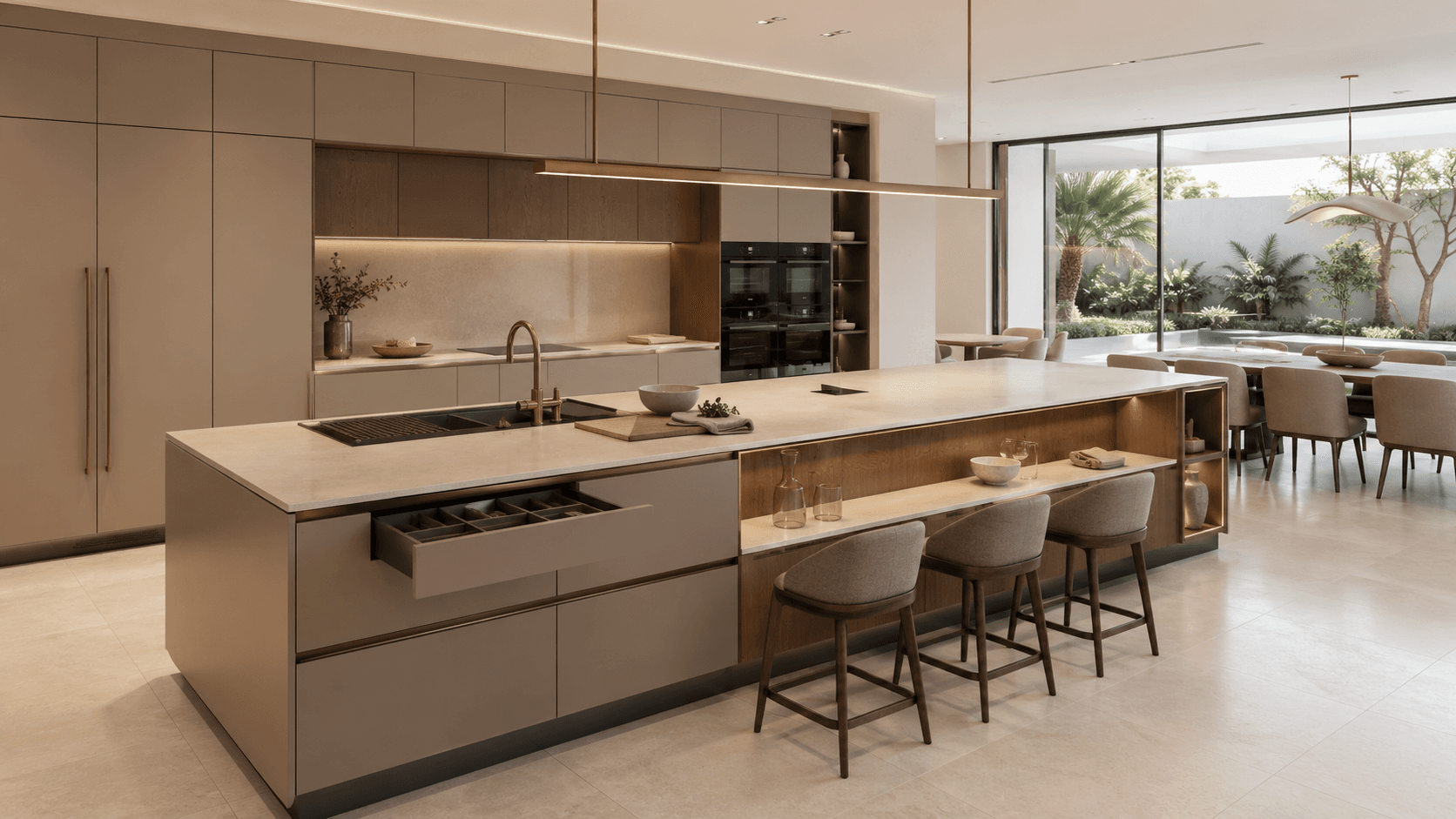مطابخ ذات لونين ومحايدة دافئة — Gallery 2
